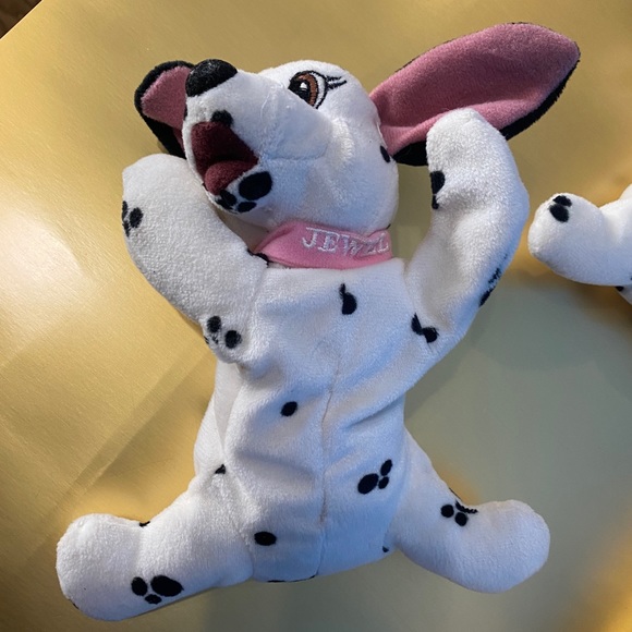 DISNEY STORE 90s COLLECTIBLE 101 DALMATIANS BEAN BAG PLUSH LUCKY & JEWEL PUPPIES - Picture 14 of 16